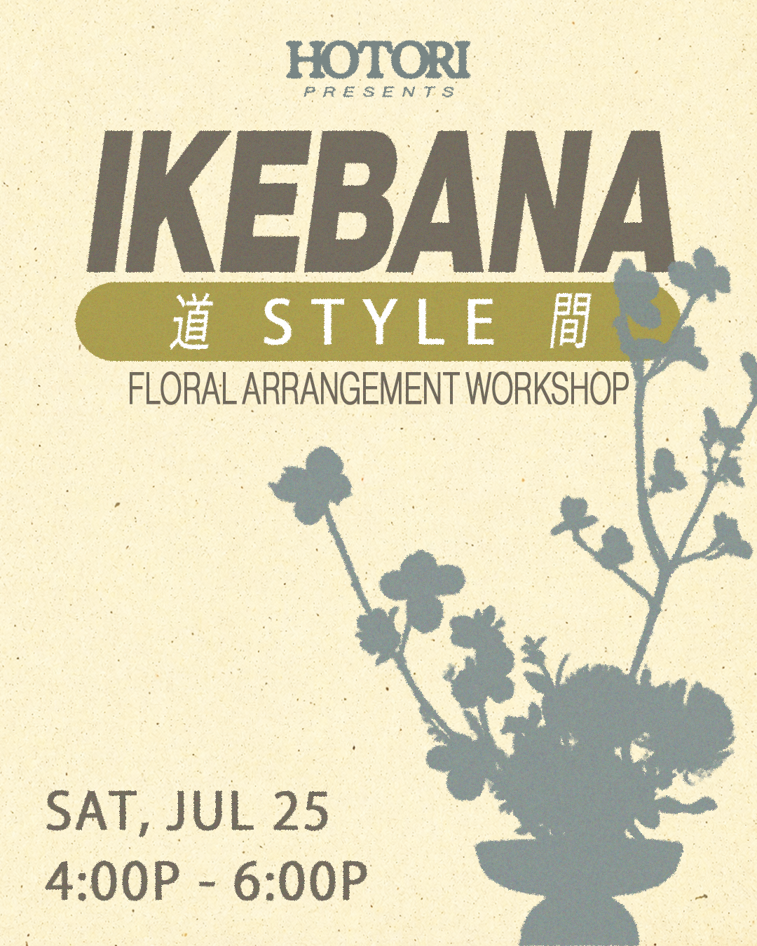 Ikebana Style Workshop