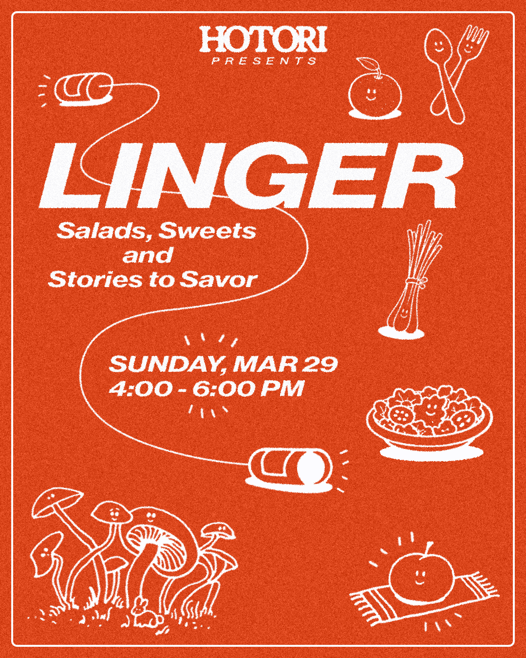 Hotori Cookbook Potluck: Linger
